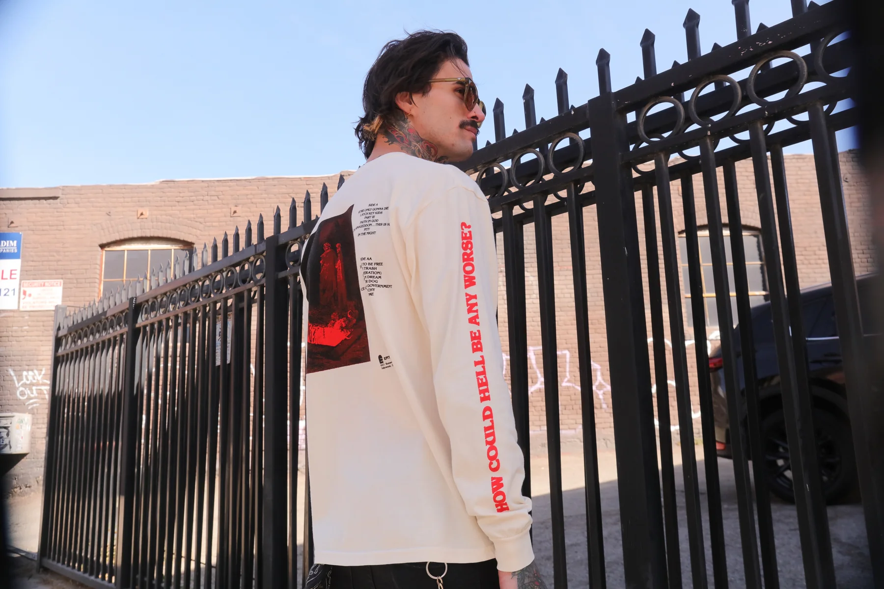 How Could Hell Be Any Worse? Long Sleeve (Ivory) - Image 3