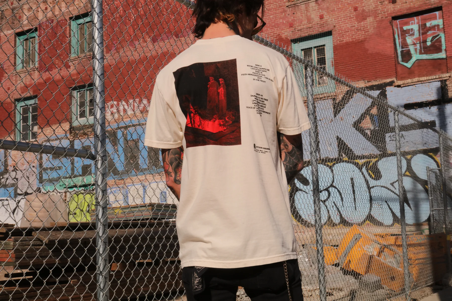 How Could Hell Be Any Worse? T-Shirt (Ivory) - Image 3