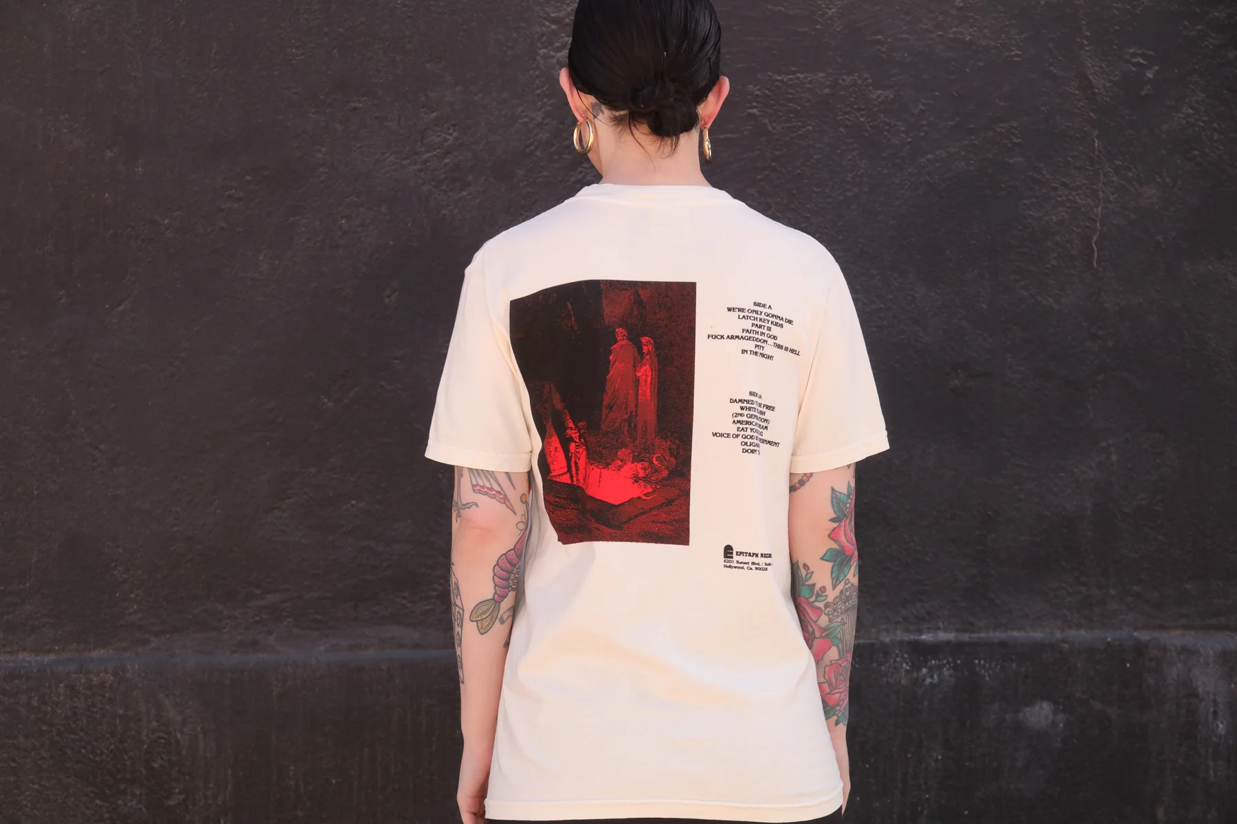 How Could Hell Be Any Worse? T-Shirt (Ivory) - Image 5