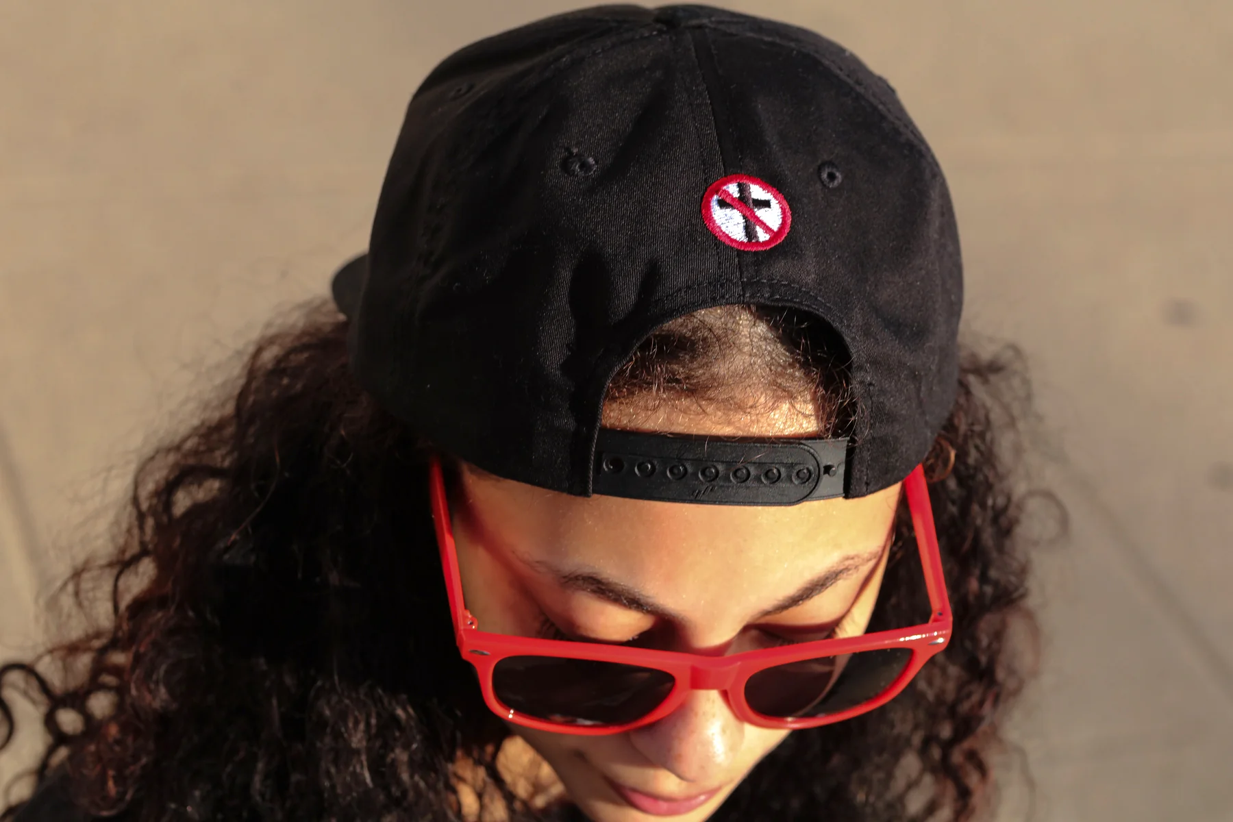 Logo Crossbuster Snapback Hat (Black) - Image 3