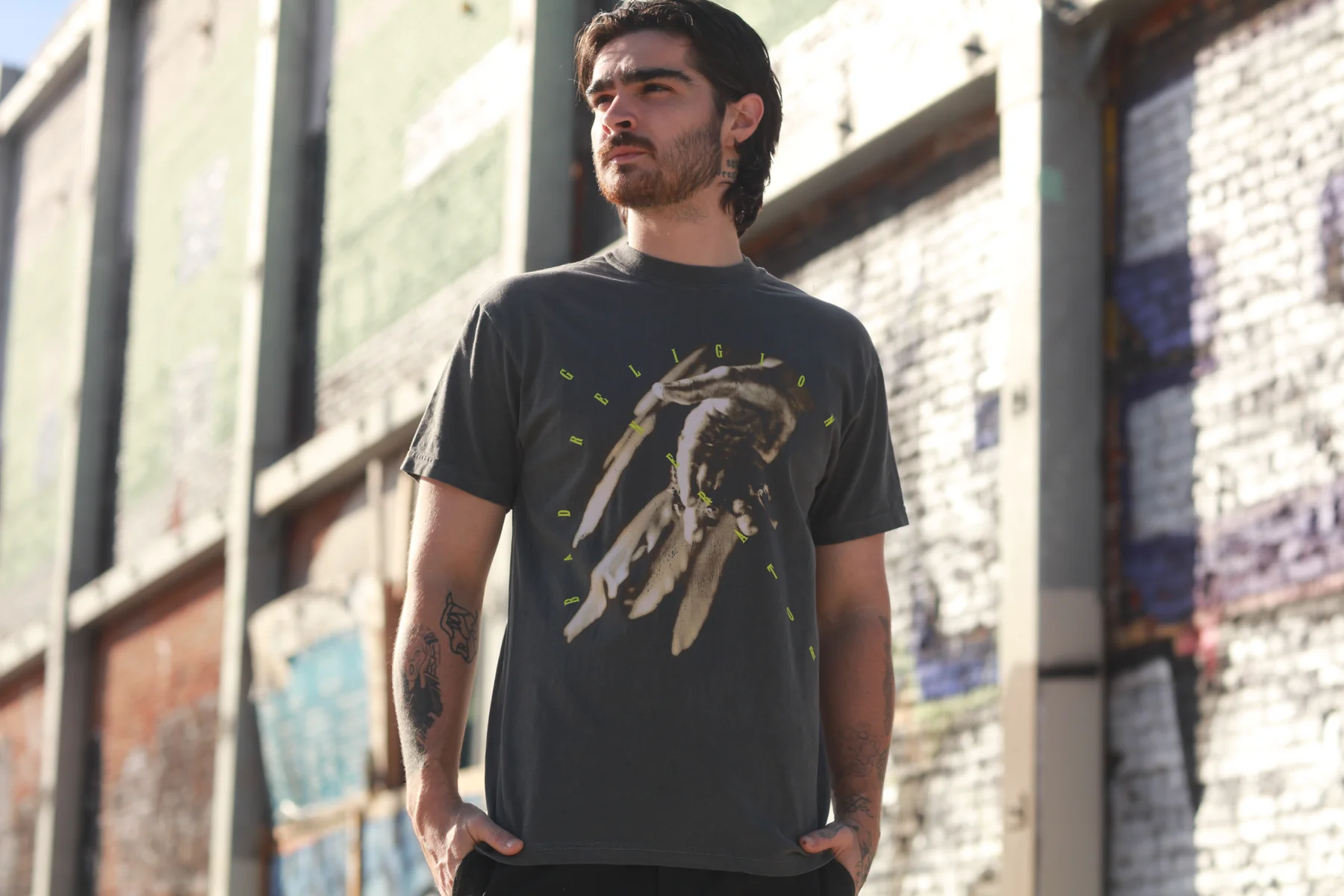 Generator Track List T-Shirt (Pepper) - Image 3