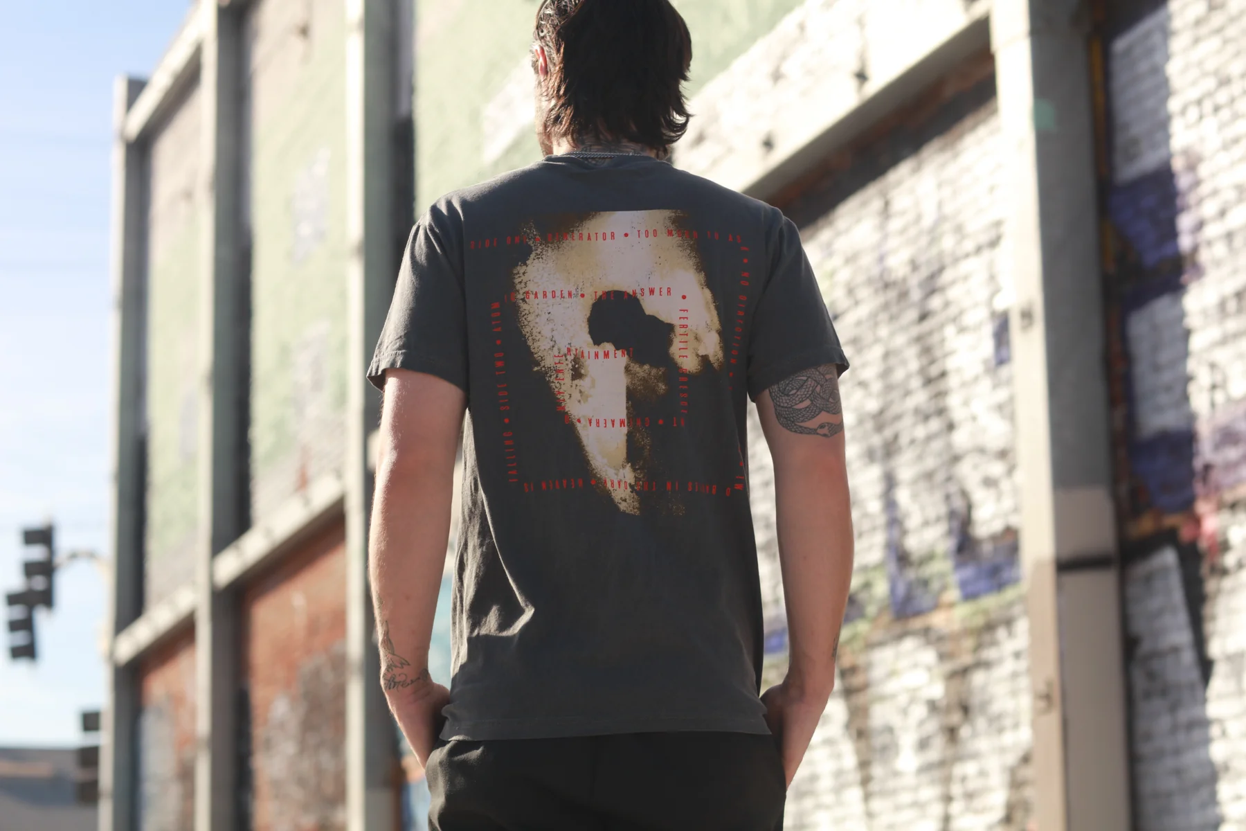 Generator Track List T-Shirt (Pepper) - Image 4