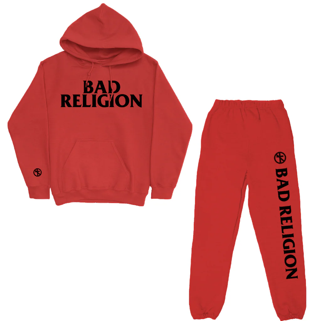 Logo Hoodie & Sweatpants Bundle (Red)