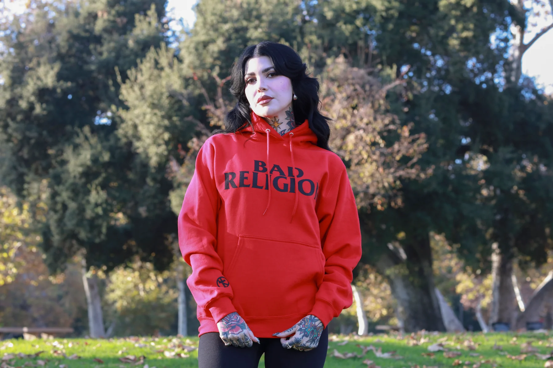 Logo Pullover Hoodie (Red) - Image 2