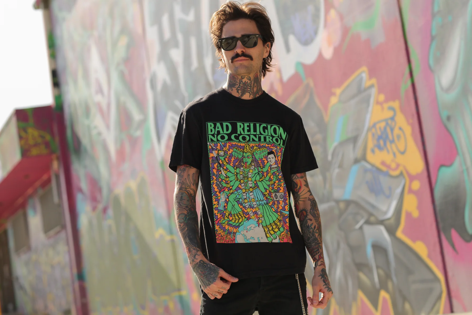 No Control Kozik T-Shirt (Black) - Image 2