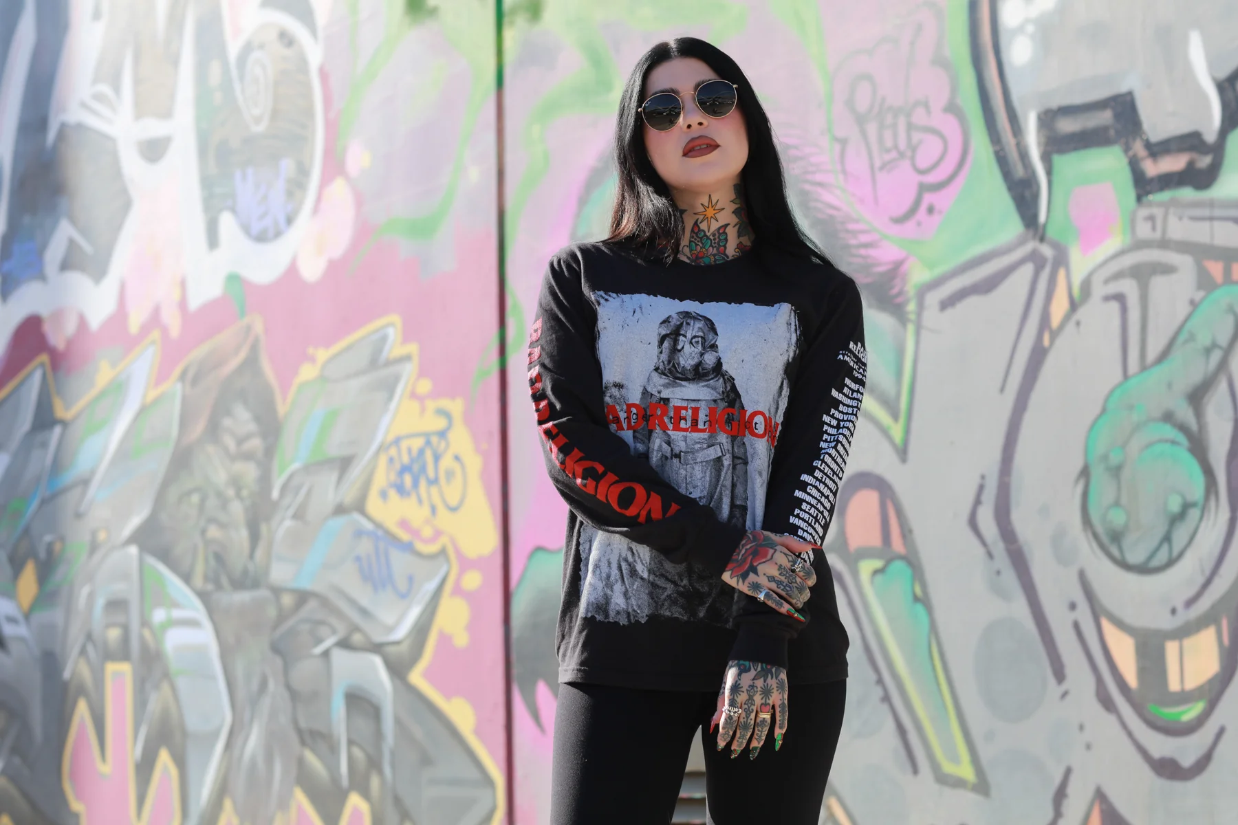 Stranger Than Fiction American Tour 1994 Long Sleeve (Black) - Image 2