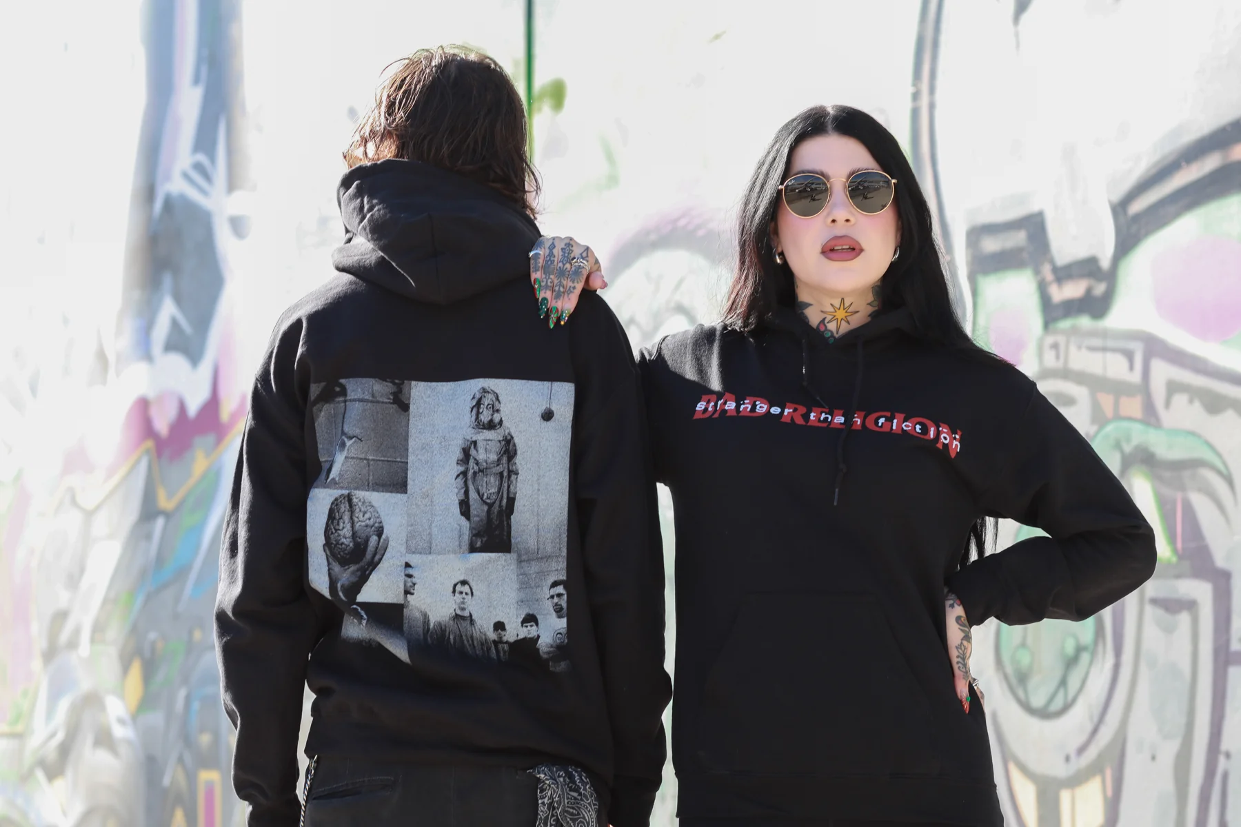 Stranger Than Fiction Pullover Hoodie (Black) - Image 2