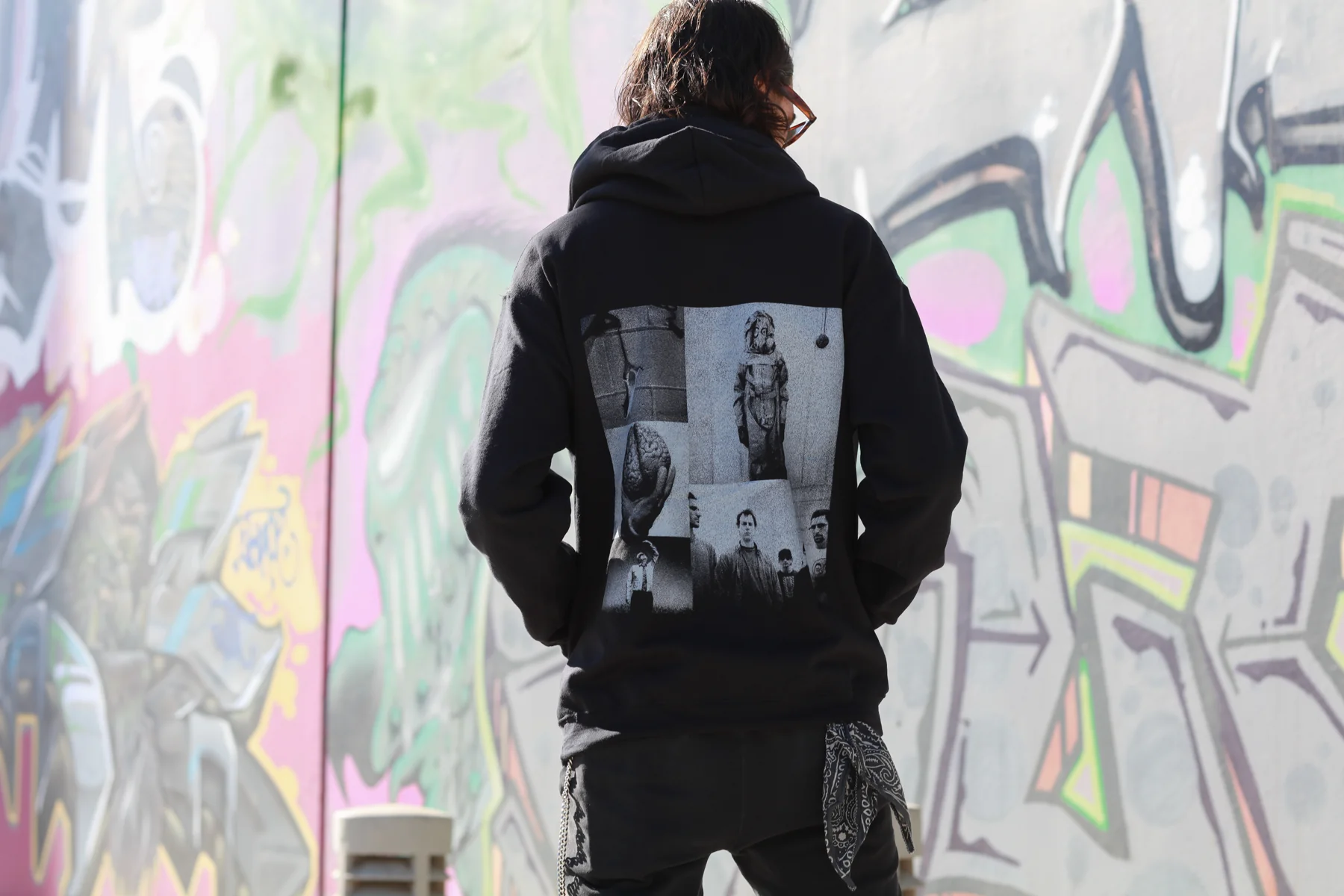 Stranger Than Fiction Pullover Hoodie (Black) - Image 6