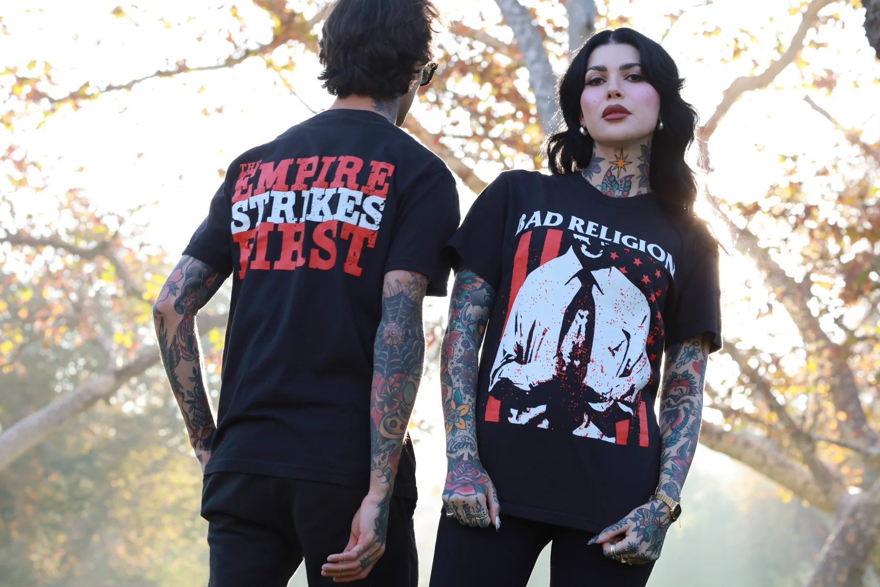 The Empire Strikes First T- Shirt (Black) - Image 2