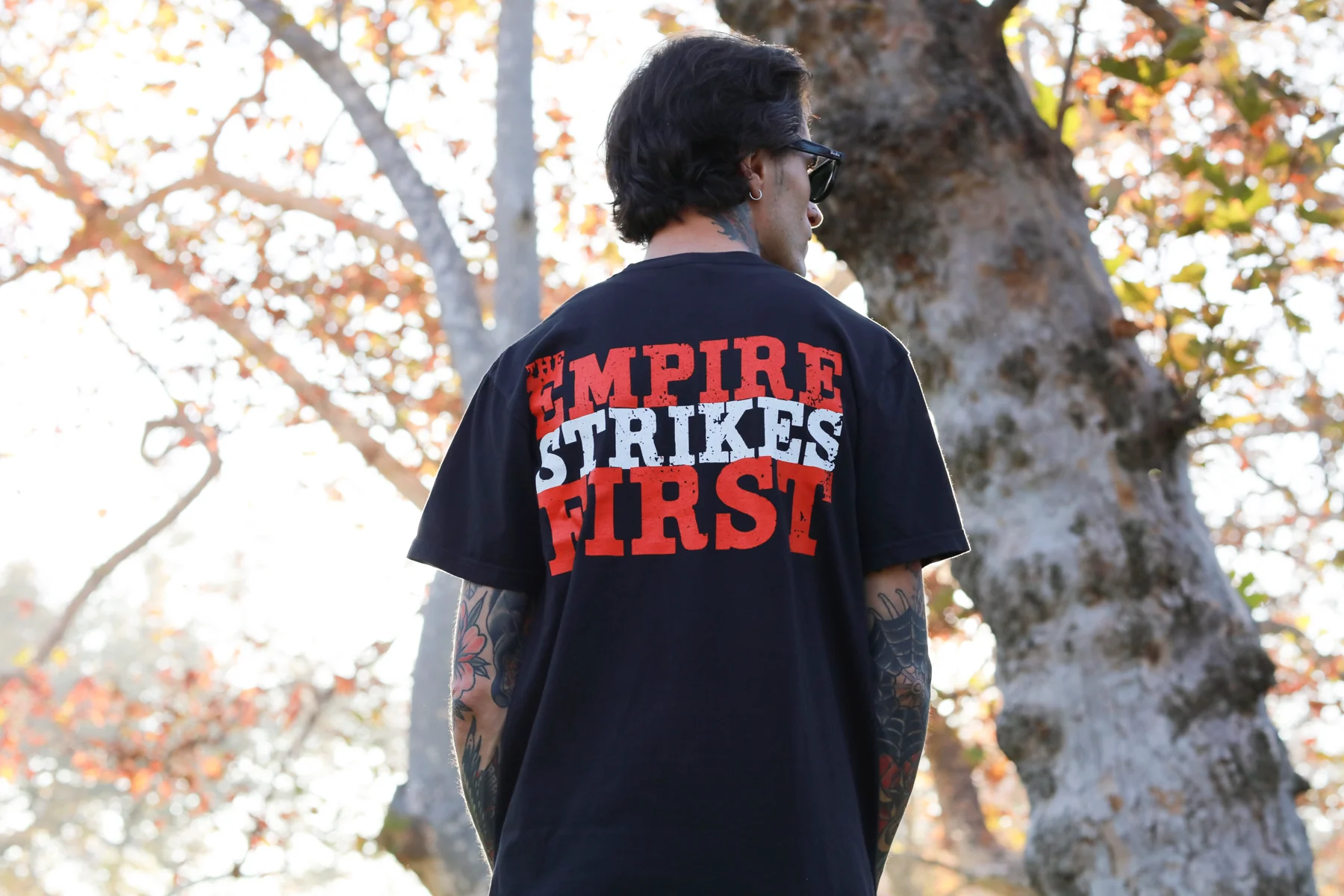 The Empire Strikes First T- Shirt (Black) - Image 4